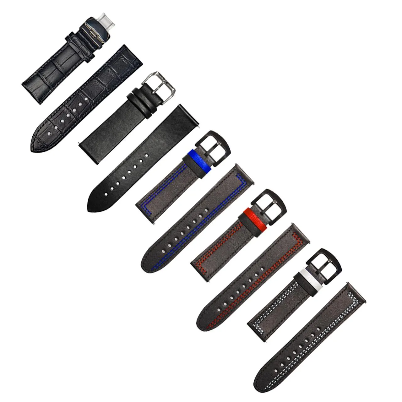 Leather Bracelet Black - Matt - Image 7